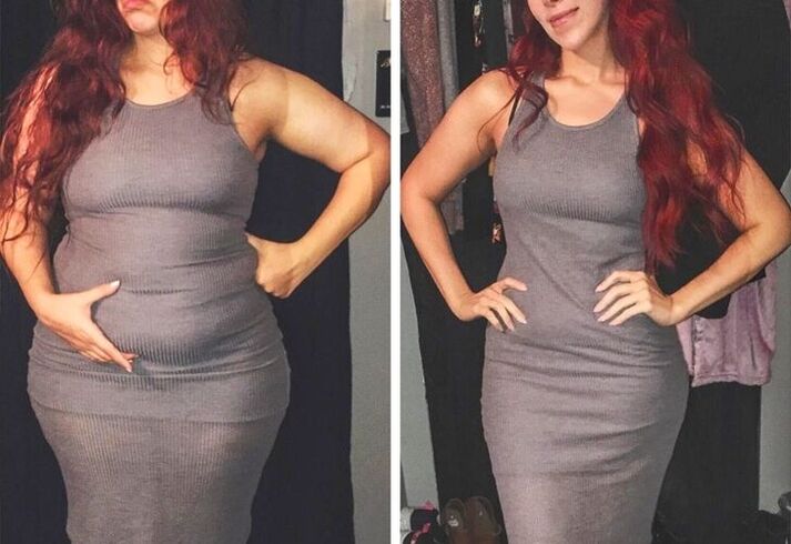 Before and after receiving the magic