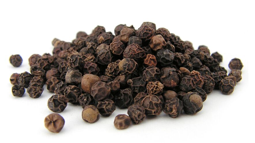 Extract of black pepper in magic