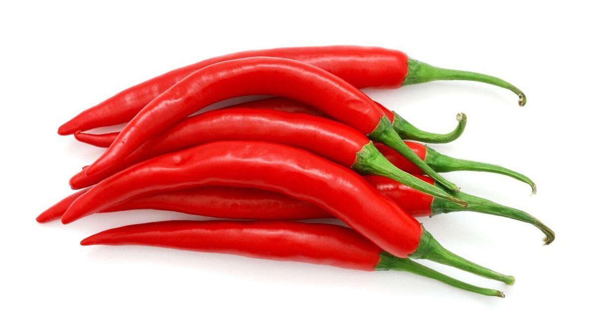 Extract of red pepper in magic