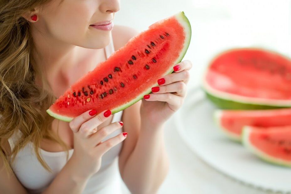The girl on the watermelon diet